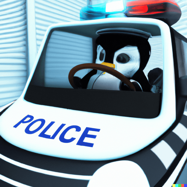 Animal image penguinpoliceofficerpng